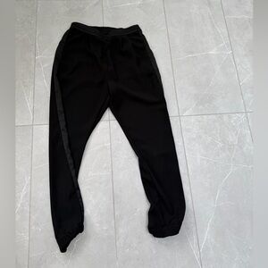 Topshop Black Dress Pant with Side Stripes